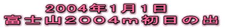 �@�@�@2004�N1��1�� �x�m�R�Q�O�O�S�������̏o 